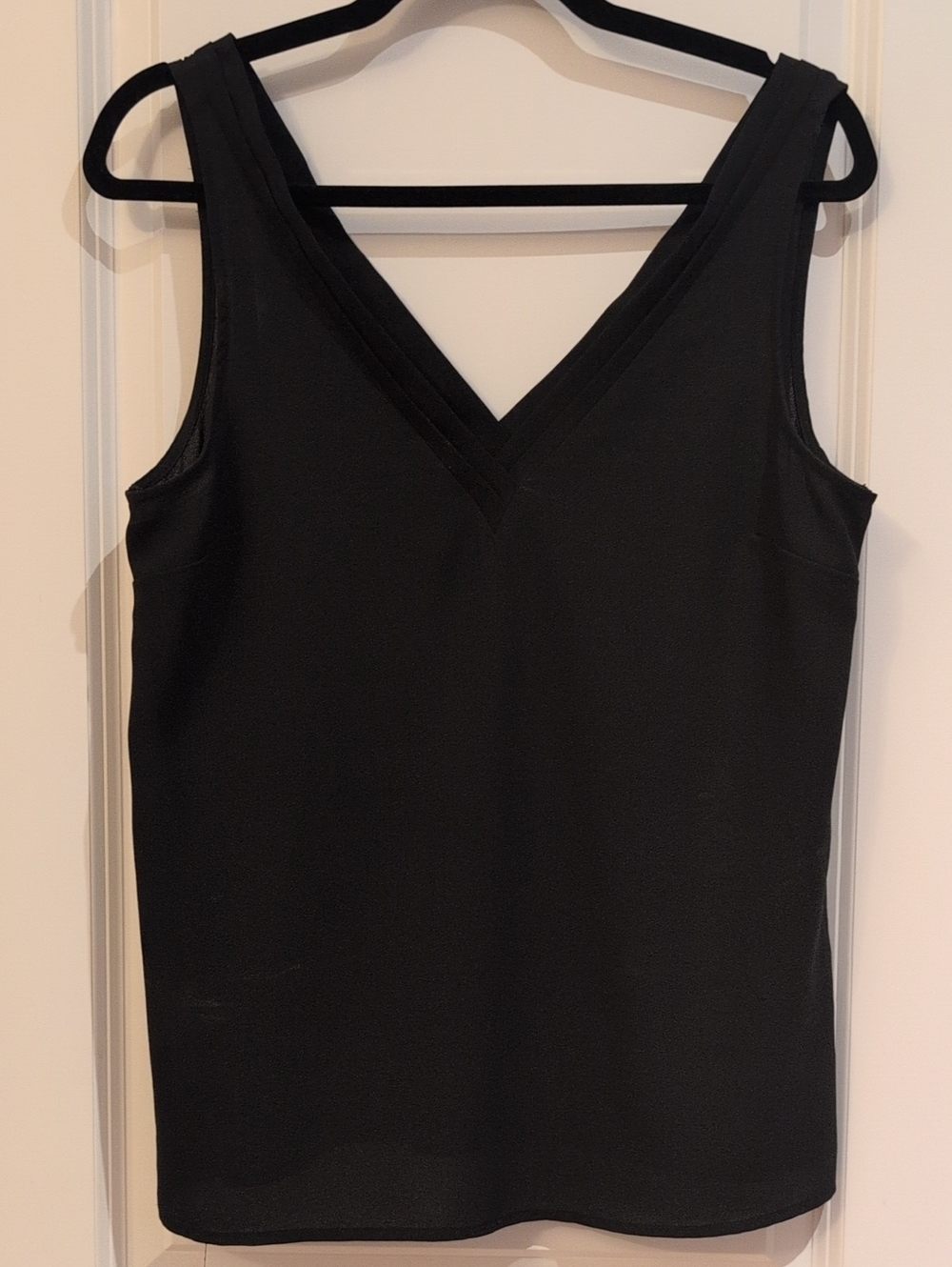 Dynamite Black V-Neck Tank Top